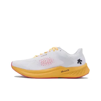 DESCENTE Enerzite Cushioning Wear Resistant Low Top Casual Running Shoes Unisex Lime Yellow