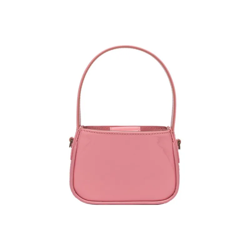 Blumarine Patent Leather Shoulder Bag Crossbody Bag Handbag Mini Women's Pink-3
