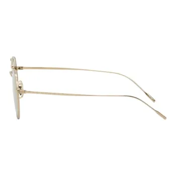 Oliver Peoples Aviator Sunglasses Women's Gold