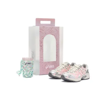 Asics Cushioning Breathable Lightweight Low Top Casual Shoes Unisex Cherry Blossom Pink