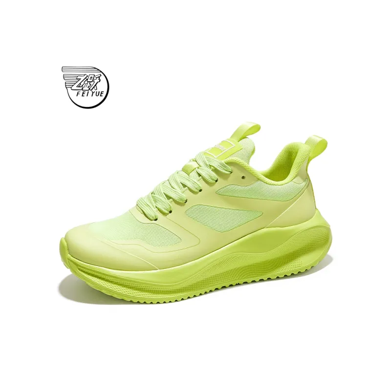 Feiyue Breathable Lightweight Low-Top Casual Shoes Unisex Neon Green-1