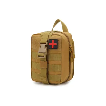 SWISS MILITARY Oxford Emergency Medical Bag Storage Bag First Aid Kit Cell Phone Tote Men's Khaki