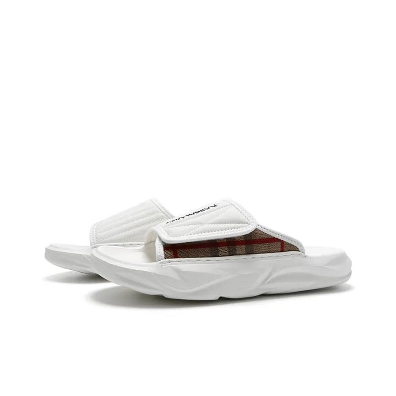 Kemaron Slide Slippers Men Black/White-3