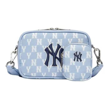 MLB Monogram Collection Polyester Combo Bag Camera Bag Crossbody Bag Shoulder Bag Unisex Haze Blue White