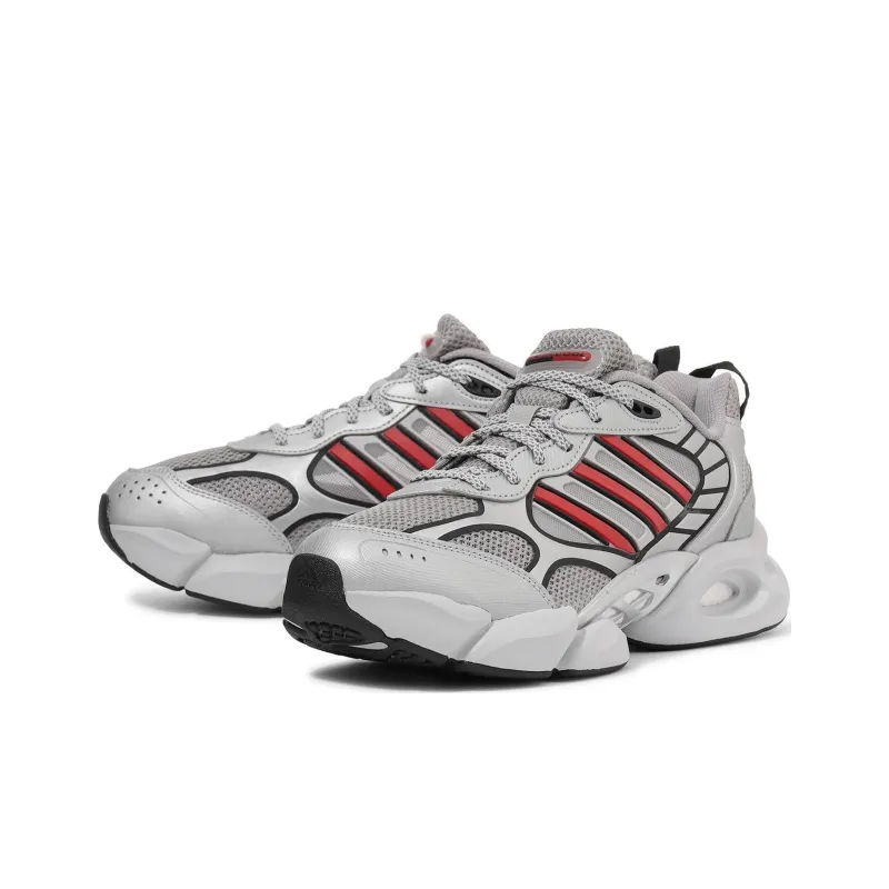Adidas CLIMACOOL VENTO 3.0 Cushioning Wear Resistant Low Top Running Shoes Unisex Gray Red-2