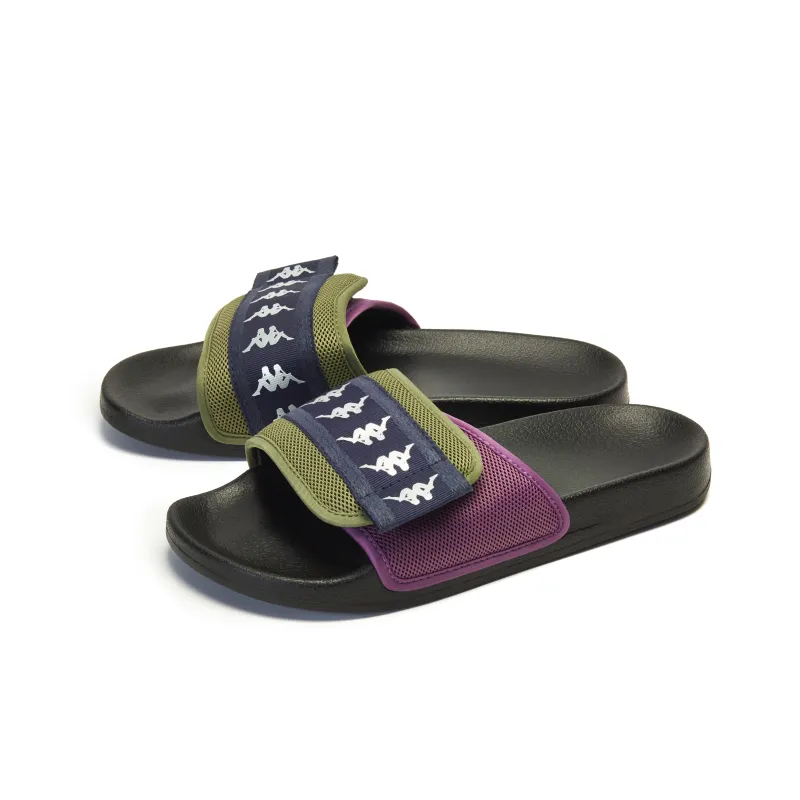 Kappa Slip Resistant Odor Resistant Slide Slippers Unisex Healing Purple-2