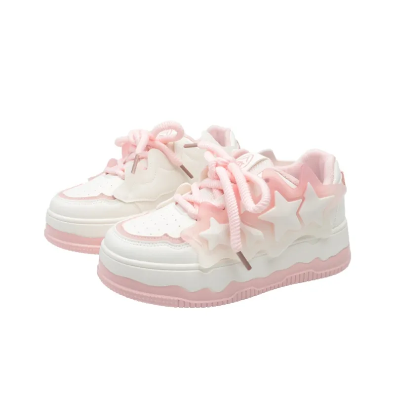 RENBEN Wear Resistant Slip Resistant Low Top Skateboard Shoes Women's-2