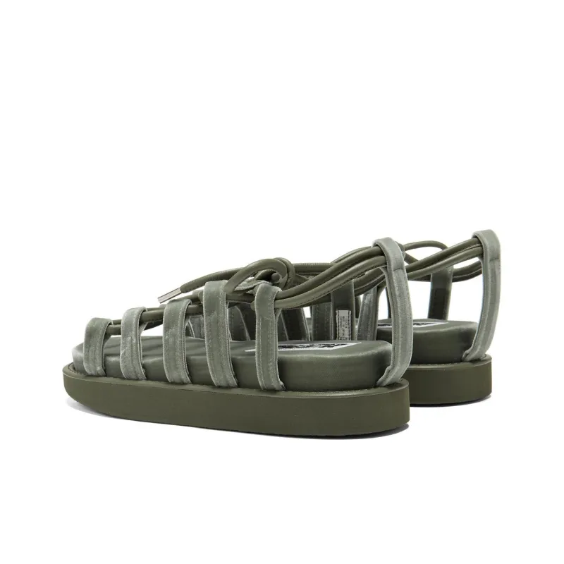 Onitsuka Tiger TIGER WARAJI Beach Sandals Unisex Gray Green-3