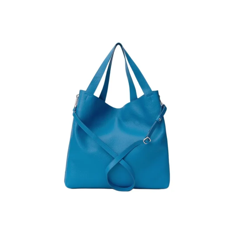 ORCIANI Grained Calfskin Portable Crossbody Bag Shoulder Bag Women's Electric Blue-2