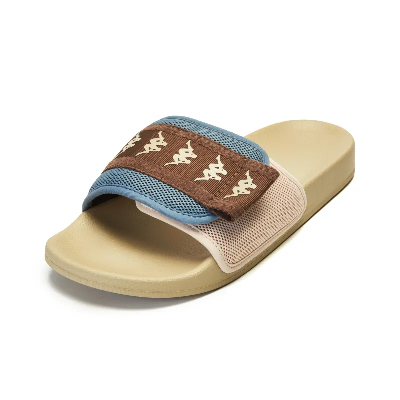 Kappa Slide Slippers Unisex Dusty Blue Gray-1