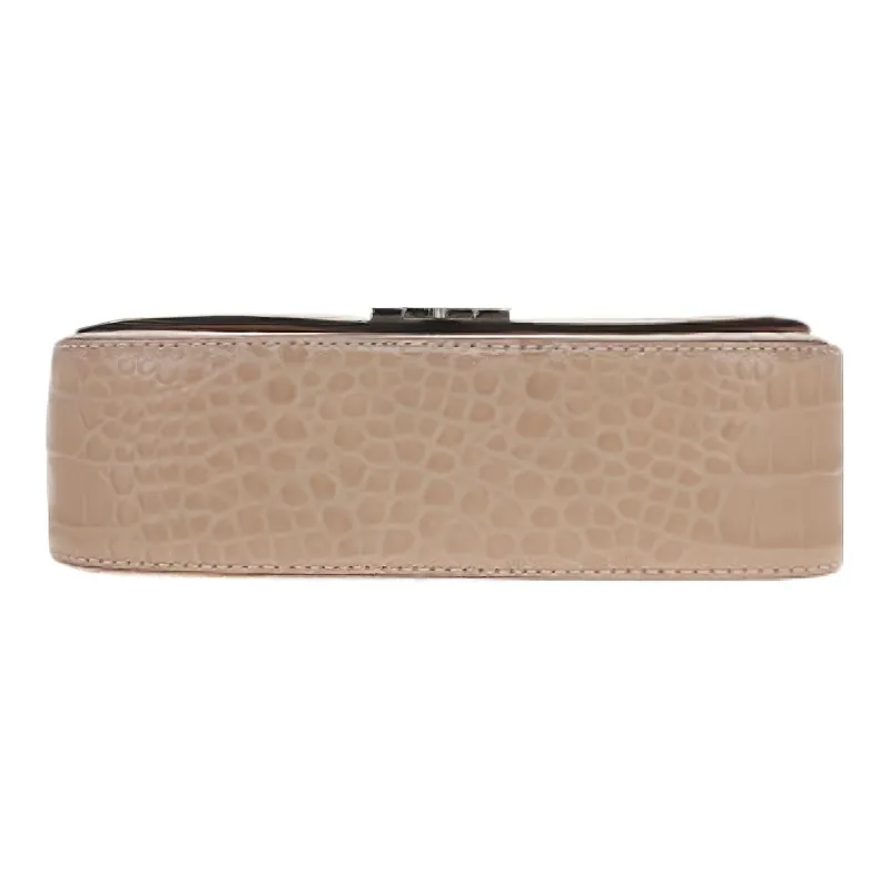 TORY BURCH Britten Leather Crossbody Bag Shoulder Bag Women's Taupe-3