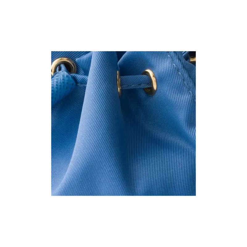 PRADA Re-EditionRe-Nylon Fabric Clutch Mini Women's Water Wave Blue-2