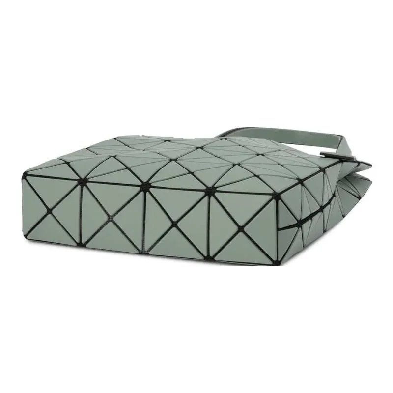 ISSEY MIYAKE Lucent Boxy Vinyl Chloride Resin Small Square Bag Tote Bag Handbag Regular Women's Dark Green-1