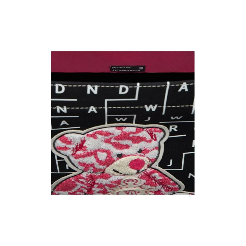 Moncler Fabric Tote Bag Shopping Bag Handbag Large Size Unisex Multicolor-3