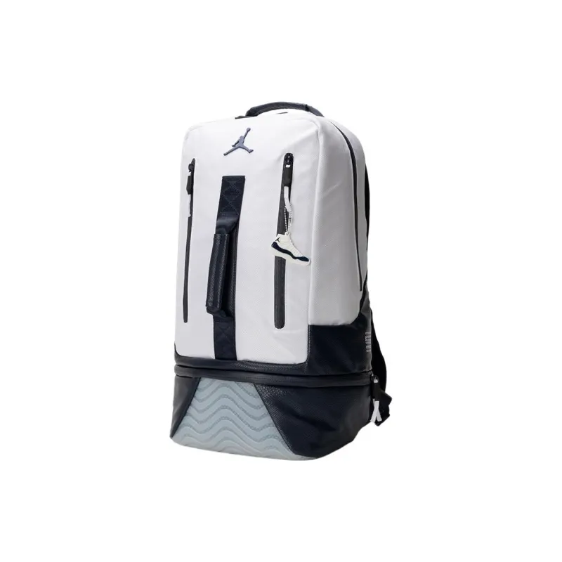 Jordan Polyester Elastane Backpack Regular Unisex Black/White-1