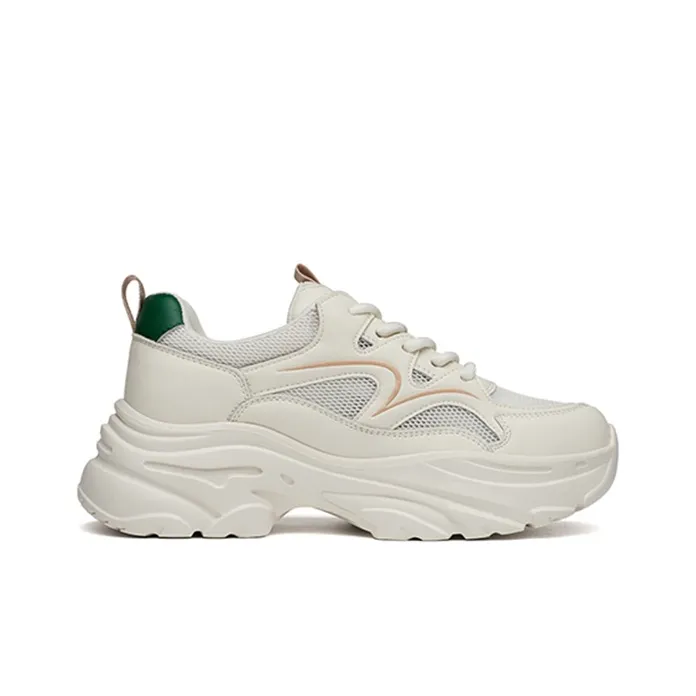 KAISER Cushioned Wear-Resistant Breathable Balanced Lightweight Height Increasing Low-Top Chunky Sneakers Women's-10