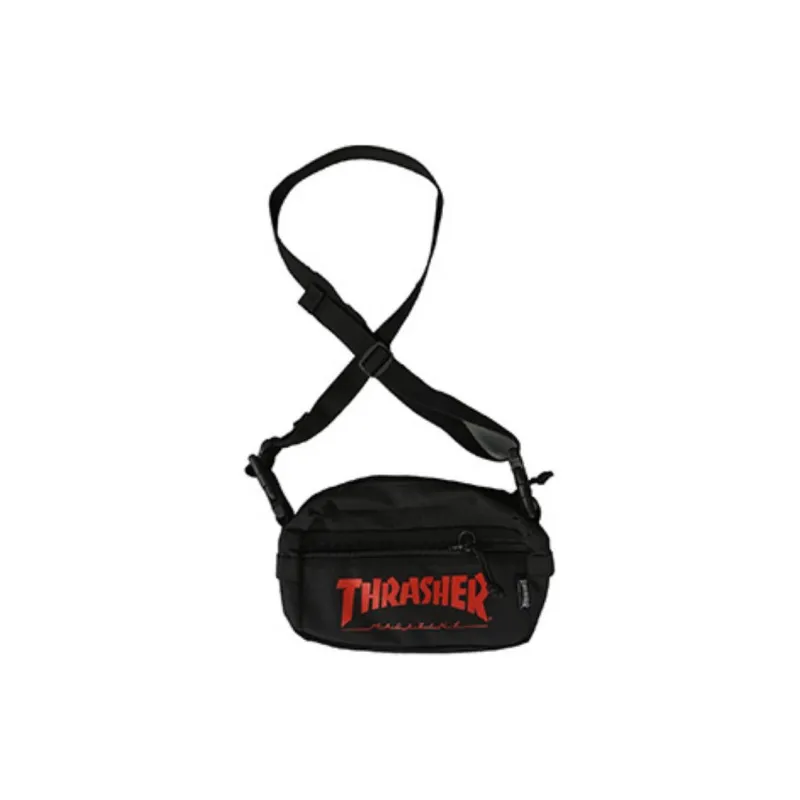 Thrasher Polyester Fanny Pack Regular Unisex Black Red-0