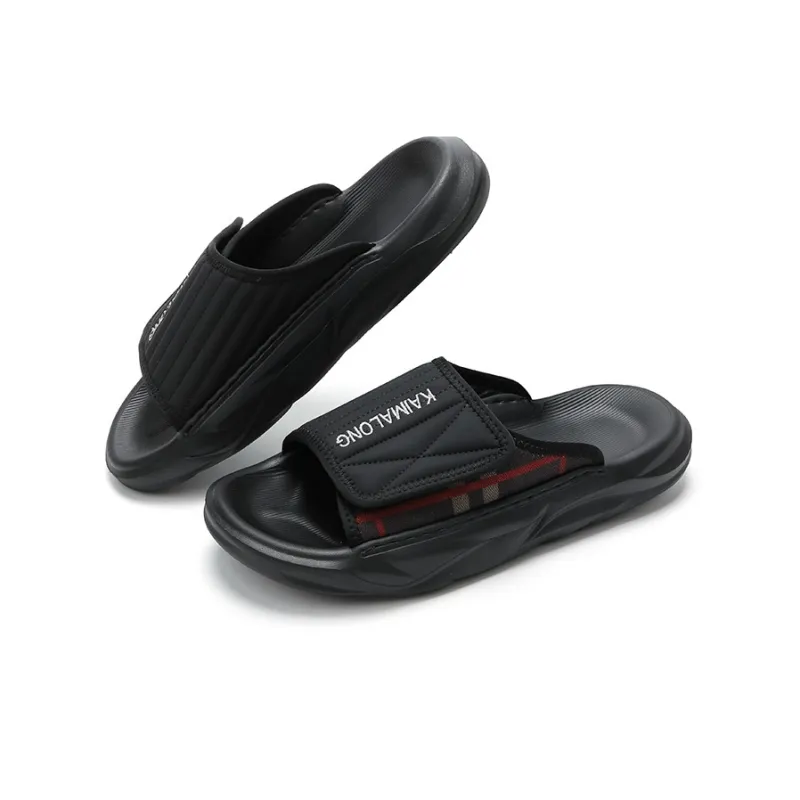 Kemaron Slide Slippers Men Black/White-11