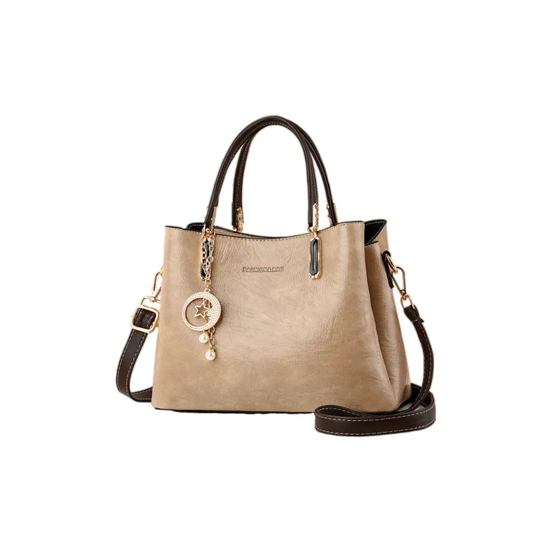 Weymond Pu Handbag Regular Women's Khaki/Earth Yellow/Green/Burgundy/Black-6