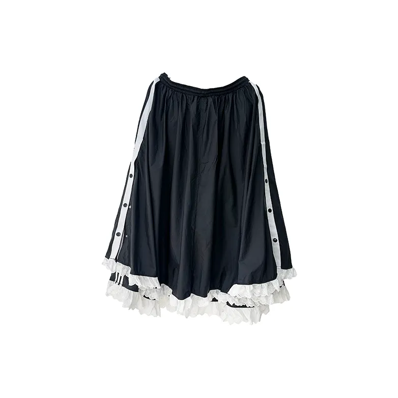 Adidas Originals Casual Long Skirts Women's Black-1