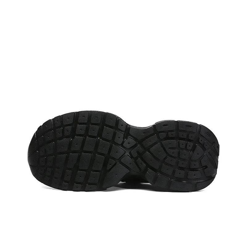 Jeep Cushioning Anti-Slip And Wear-Resistant Support Low-Top Platform Fashion Chunky Sneakers Unisex Black-5