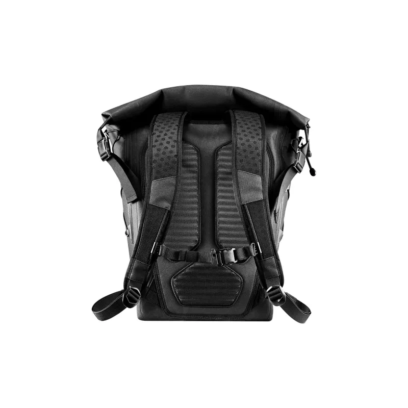 TAJEZZO 600D Nylon Composite PU/TPU Backpack Unisex Black-4