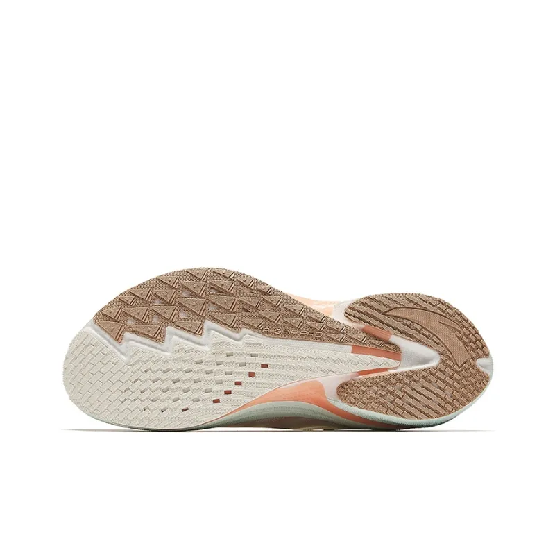 Anta Running Collection Cushioning Rebound Low-Top Training Running Shoes Women's White Pink Green-4