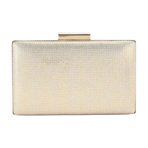Kurt Geiger London Soft Leather Clutch Women's Gold