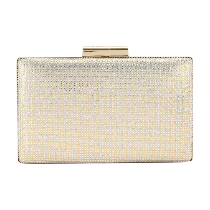 Kurt Geiger London Soft Leather Clutch Women's Gold-0