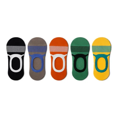 LUOLIAN No Show Socks Men's 5 Pack