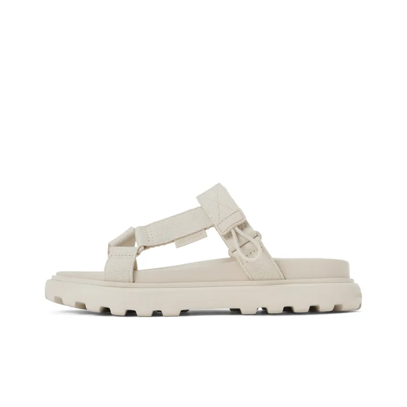 CHARLES&KEITH Slide Slippers Women's BLACK TEXTURED/Beige-3