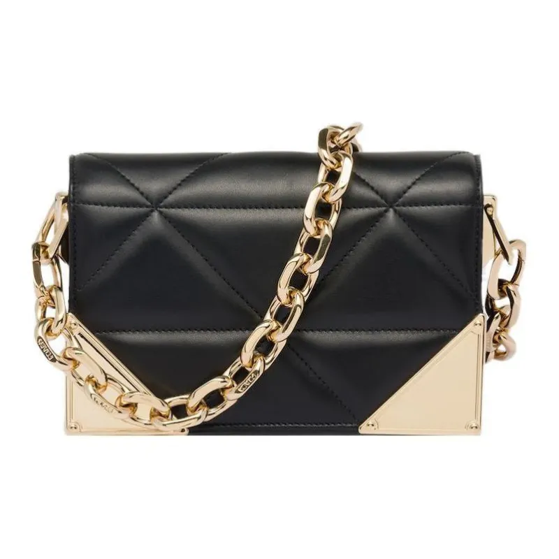 PRADA Nappa Leather Crossbody Bag Shoulder Bag Women's Black-1