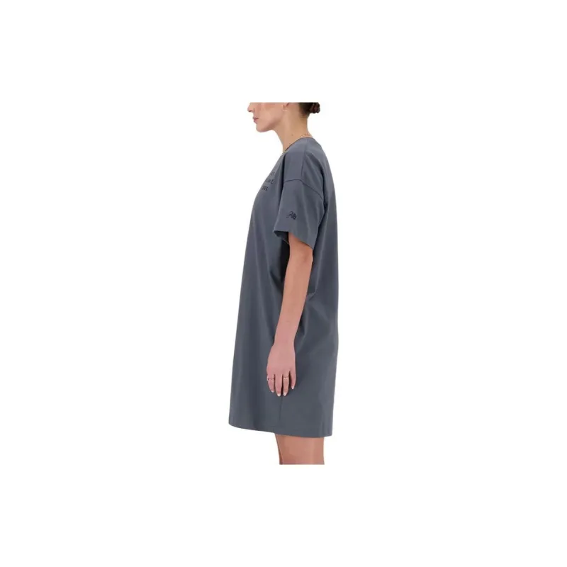 New Balance Short Sleeved Dress Women's Dark Gray-2