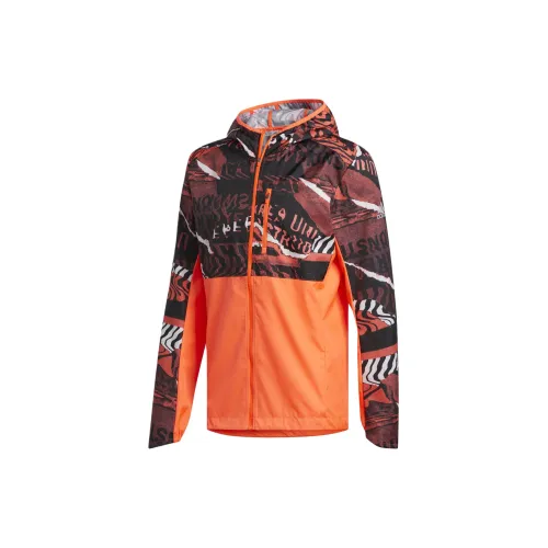 Adidas Clothing Jackets Men Orange