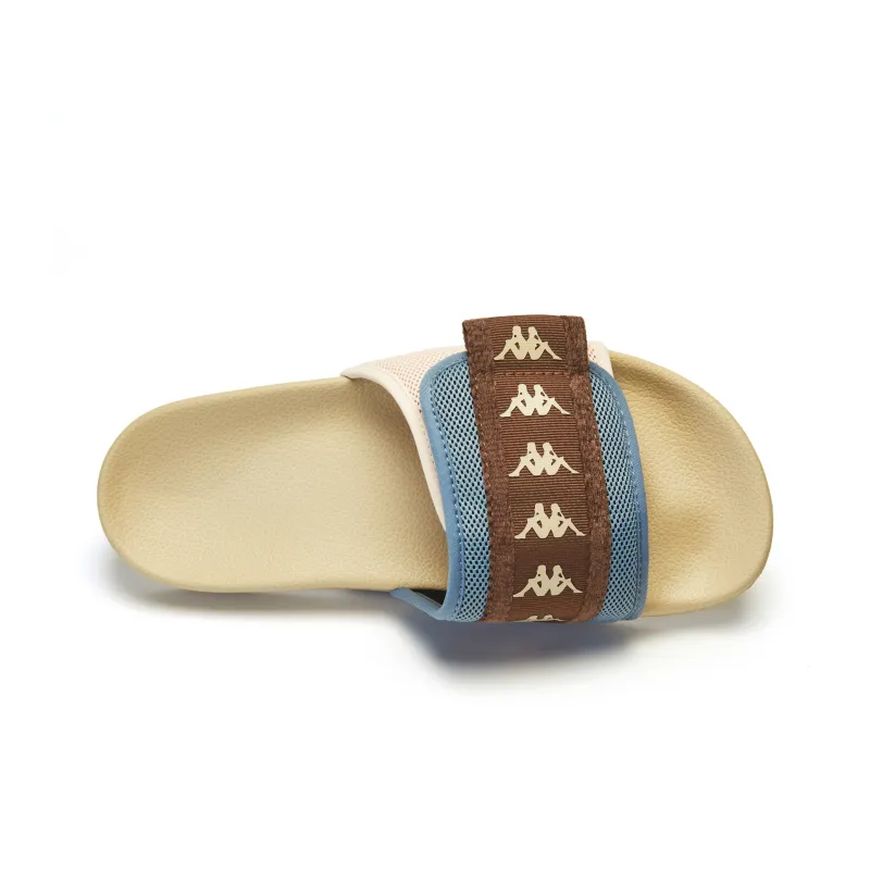 Kappa Slide Slippers Unisex Dusty Blue Gray-2