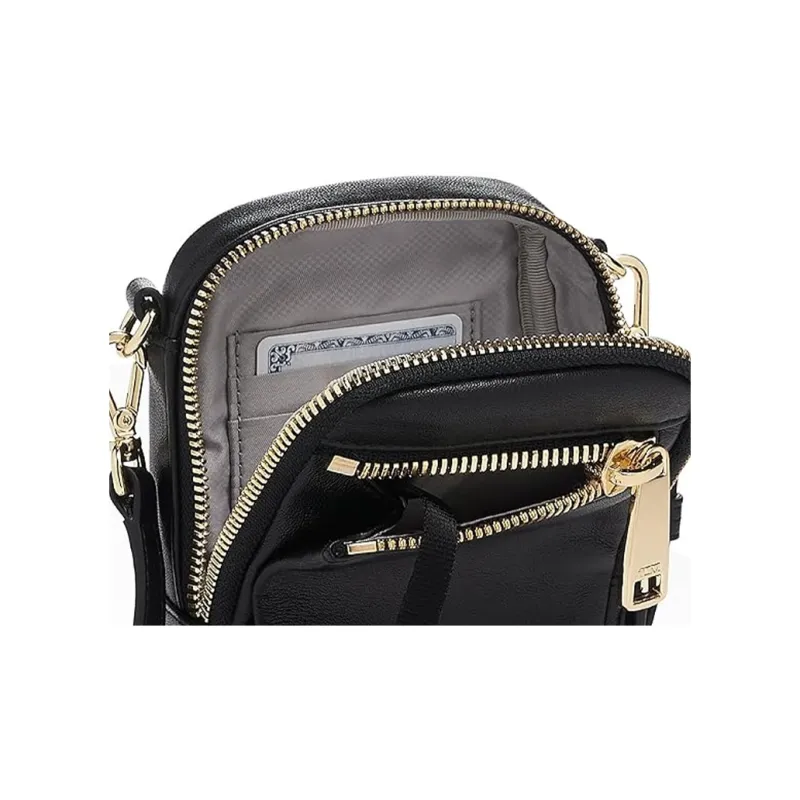 TUMI Voyageur Leather Shoulder Bag Crossbody Bag Regular Women's Black-3