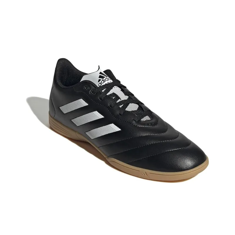 Adidas GOLETTO 8 IC/IN Shock Absorbers With Slip Resistant Features Soccer Shoes Men's Black White-2