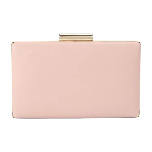 Kurt Geiger London Leather One Shoulder Crossbody Clutches Women's Pink