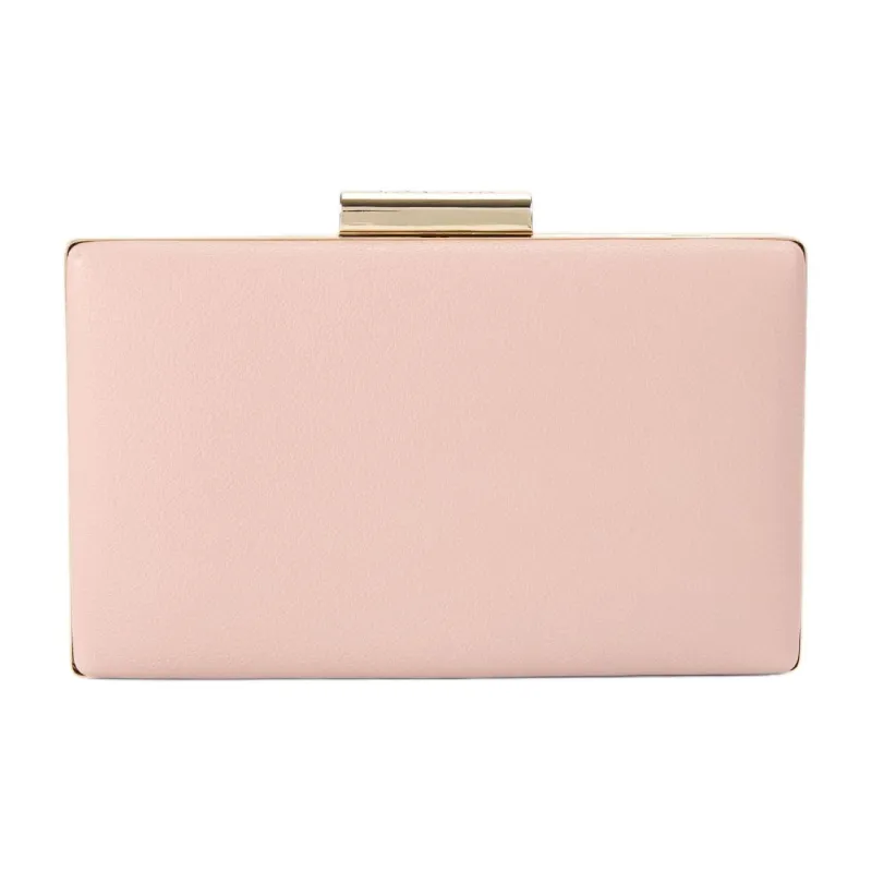 Kurt Geiger London Leather One Shoulder Crossbody Clutches Women's Pink-0