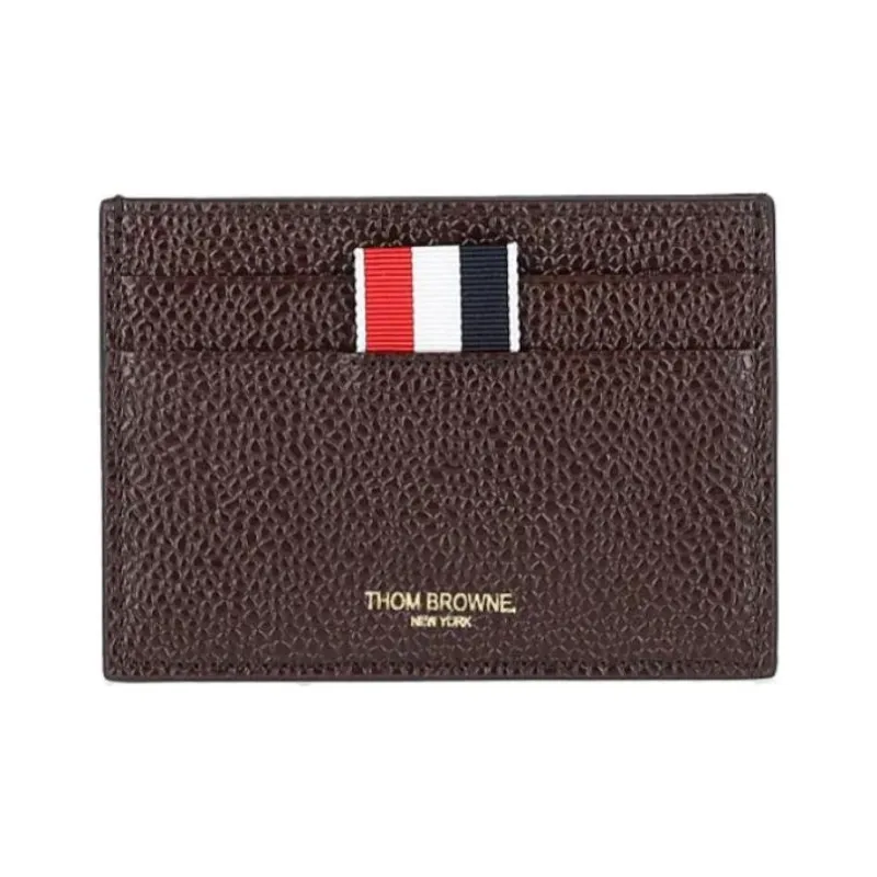 THOM BROWNE Logo Printed Cardholder-0