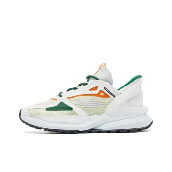 QIAODAN Tianxuan IV Cushioning Wear-Resistant Low-Top Casual Shoes Men's White Green