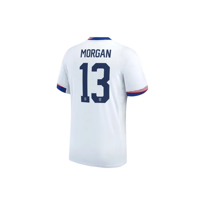 Nike Alex Morgan USWNT 2024 Stadium Home Soccer Jerseys Men's White-1