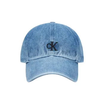 CALVIN KLEIN Denim Baseball Caps Unisex Blue
