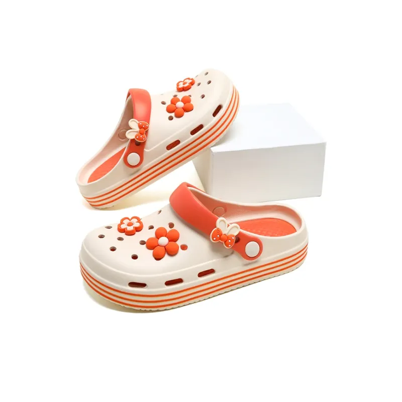 EXULL Q Clogs Women's Beige Yellow-3