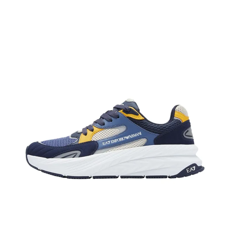 EMPORIO ARMANI EA7 Low Top Casual Shoes Unisex Blue-0