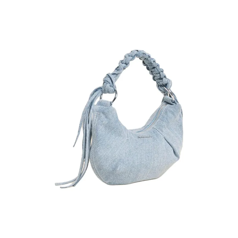 HOLZWEILER Cotton And Denim One Shoulder Handbags Regular Women's Light Blue-2