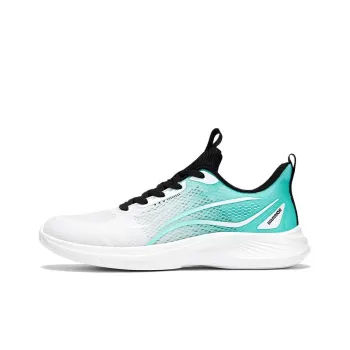 Warrior Low Top Running Shoes Men's White Black Green