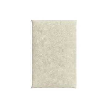 HERMES Calvi Cow Leather Wallet Coin Purse Card Holder Women's White/Sesame