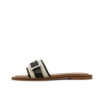 CHARLES&KEITH Composite Sole Slide Slippers 1.2cm Women's Chalk White/CARAMEL Caramel