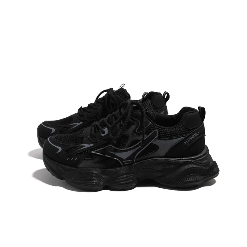 HUANQIU Breathable And Lightweight Low Top Chunky Sneakers Men's-11